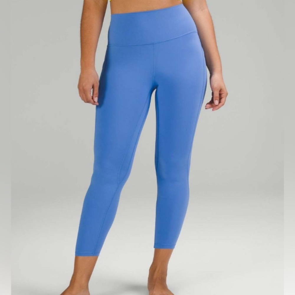 Lululemon Align High-Rise Pant with Pockets 25" Blue Nile Size 2